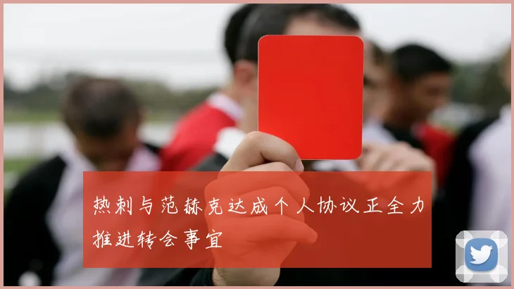 热刺与范赫克达成个人协议正全力推进转会事宜